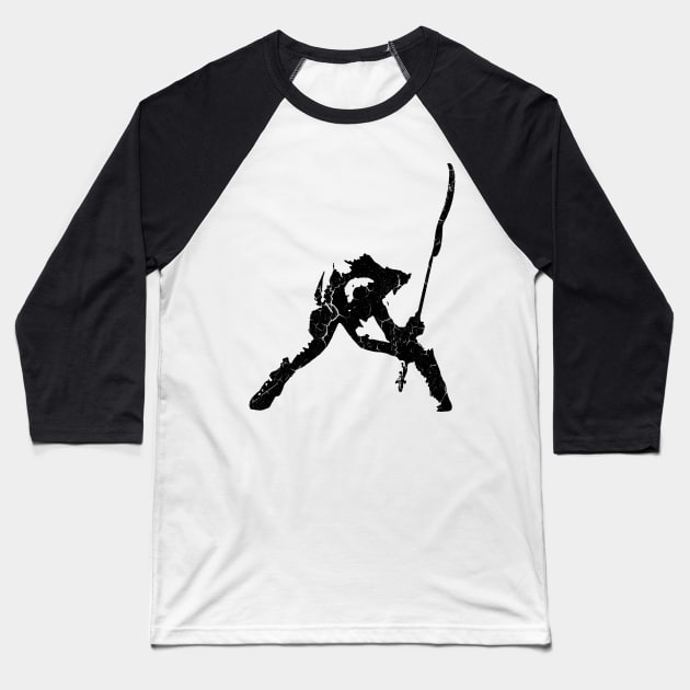 London Calling Distressed Style Baseball T-Shirt by venusblack